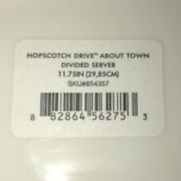 kate spade hopscotch drive about town divided serving tray dish nwt - Picture 10 of 10